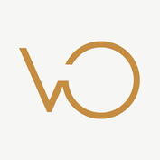 Brown on white vo logo sm